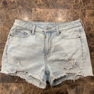 Old Navy Blue Jean Shorts Distressed Casual